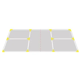 Campo con marcatori in PVC