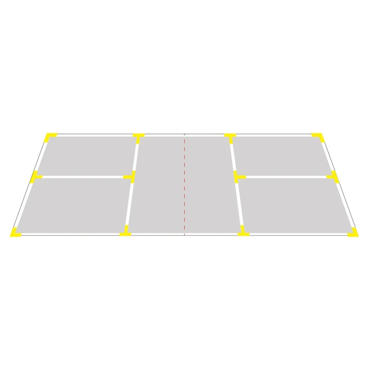 Campo con marcatori in PVC