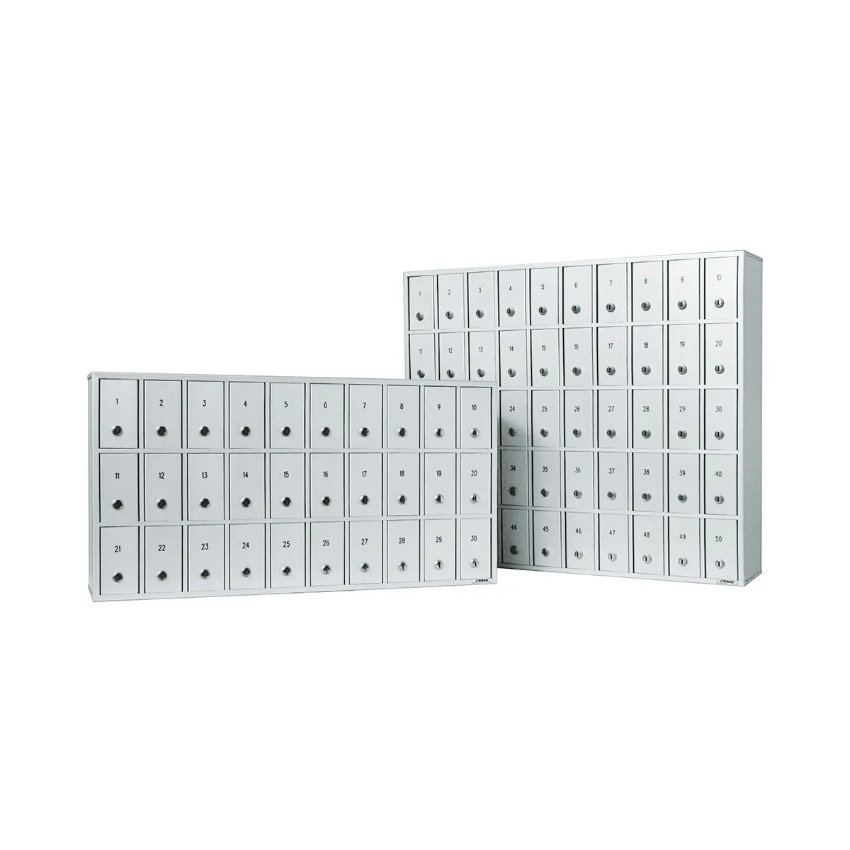 Casellario portavalori in alluminio e bilaminato