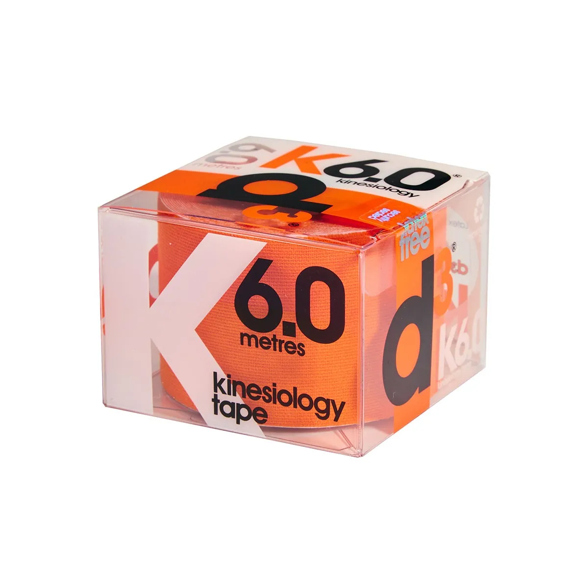 Tape Kinesiologico D3 Tape, 6 mt x 50 mm - Arancione
