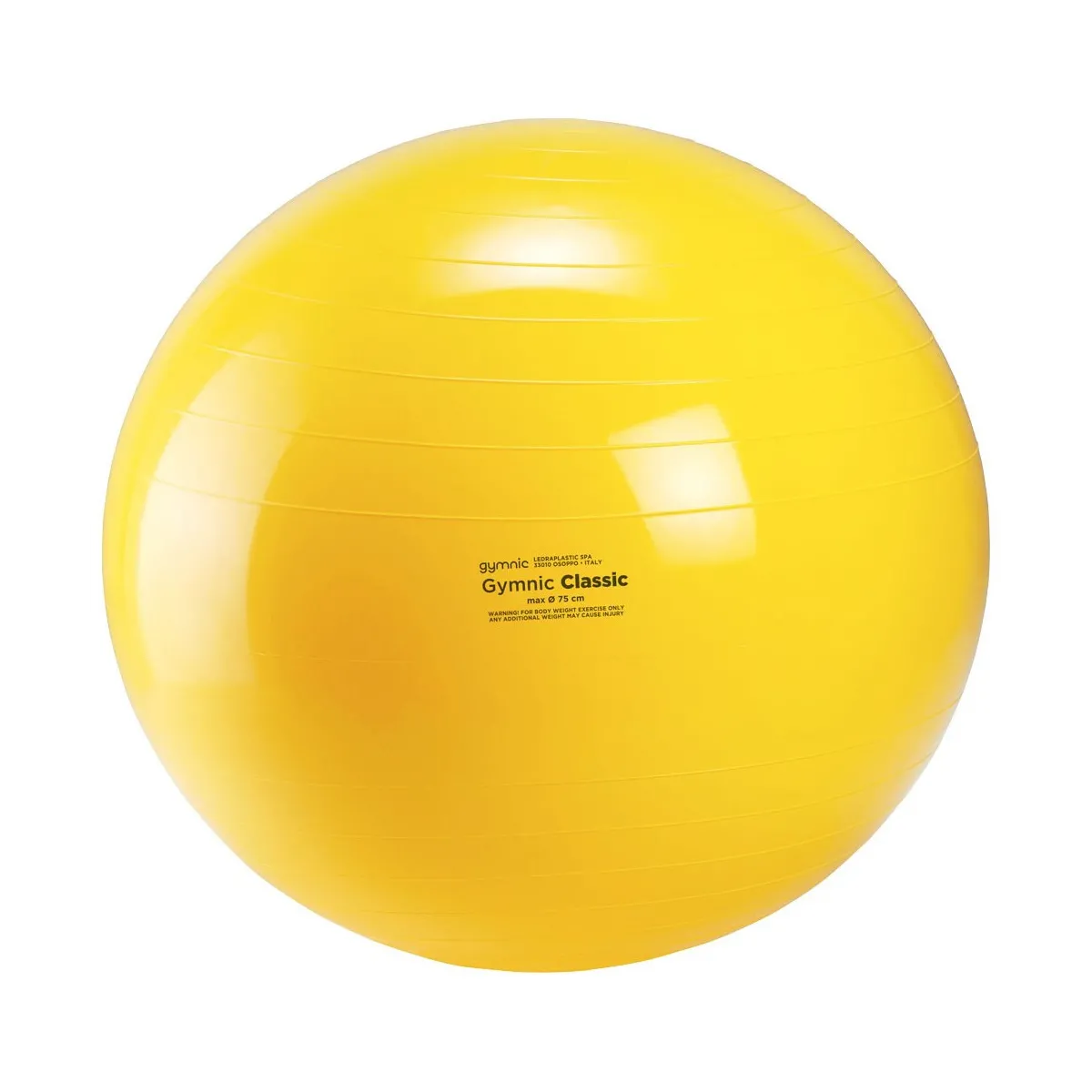 Palla Gymnic Classic 75 cm gialla
