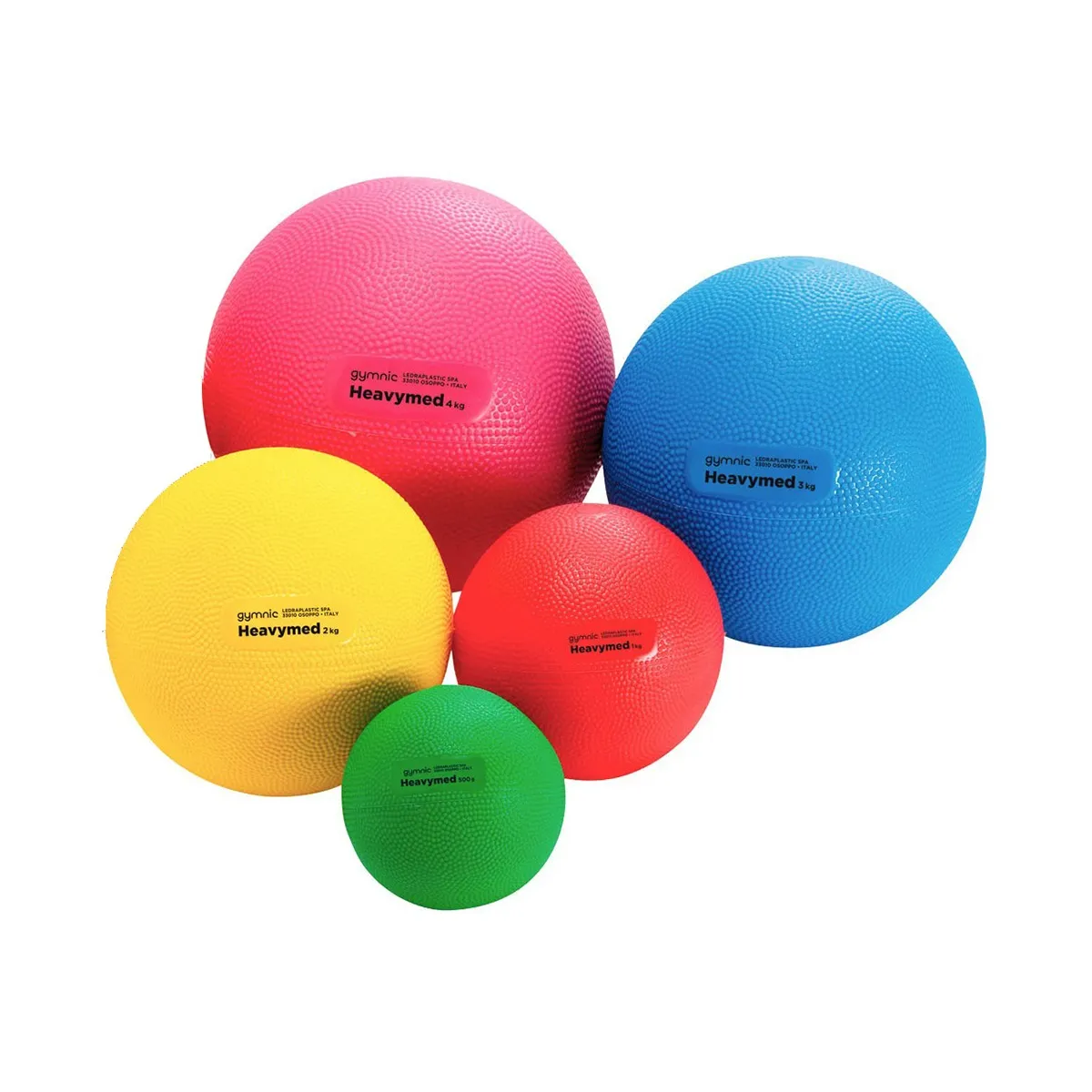 Palla medica ridotta heavymed 0.5 kg, diametro 10 cm