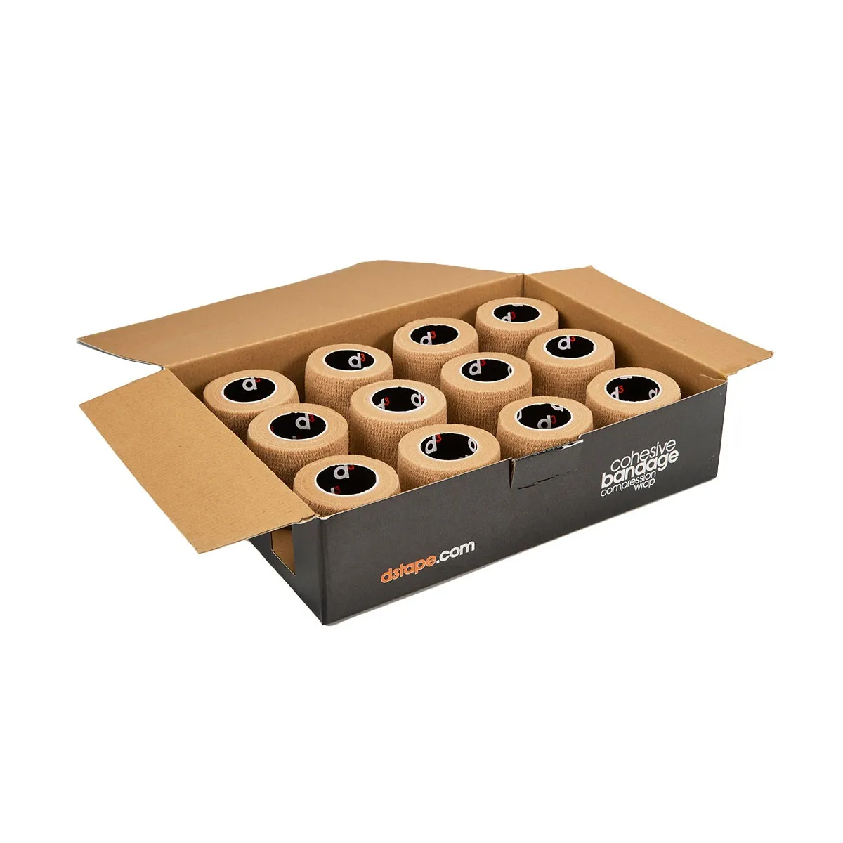 Confezione da 12 pezzi benda coesiva multifunzionale D3 Tape, 5 mt x 50 mm