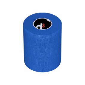 Benda coesiva multifunzionale D3 Tape, 5 mt x 75 mm - Blu
