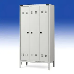 Armadietto metallico a 3 ante