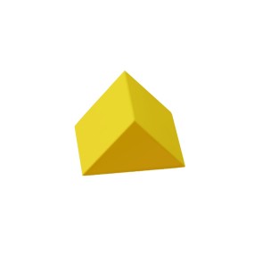 Triangolo imbottito per psicomotricità lato cm. 40