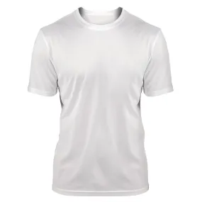 T-Shirt sportiva con retro in micromesh | Bianco
