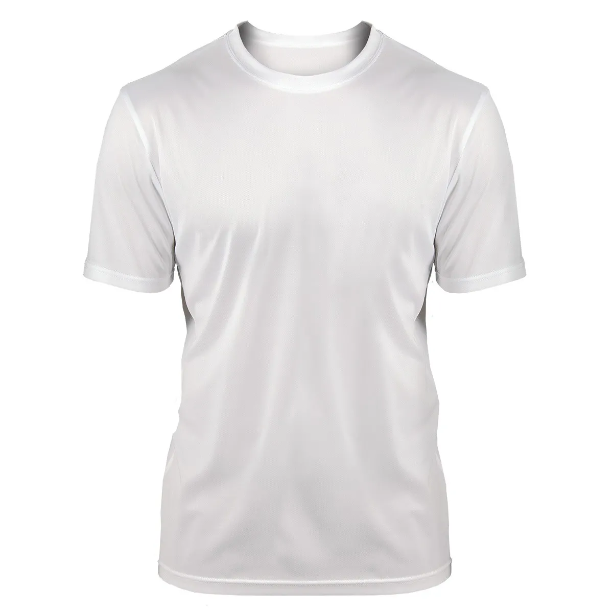 T-Shirt sportiva con retro in micromesh | Bianco