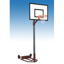 Canestro per basket e mini-basket a colonna trasportabile