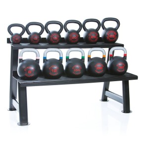 Rack porta kettlebell a 2 piani Gymstick