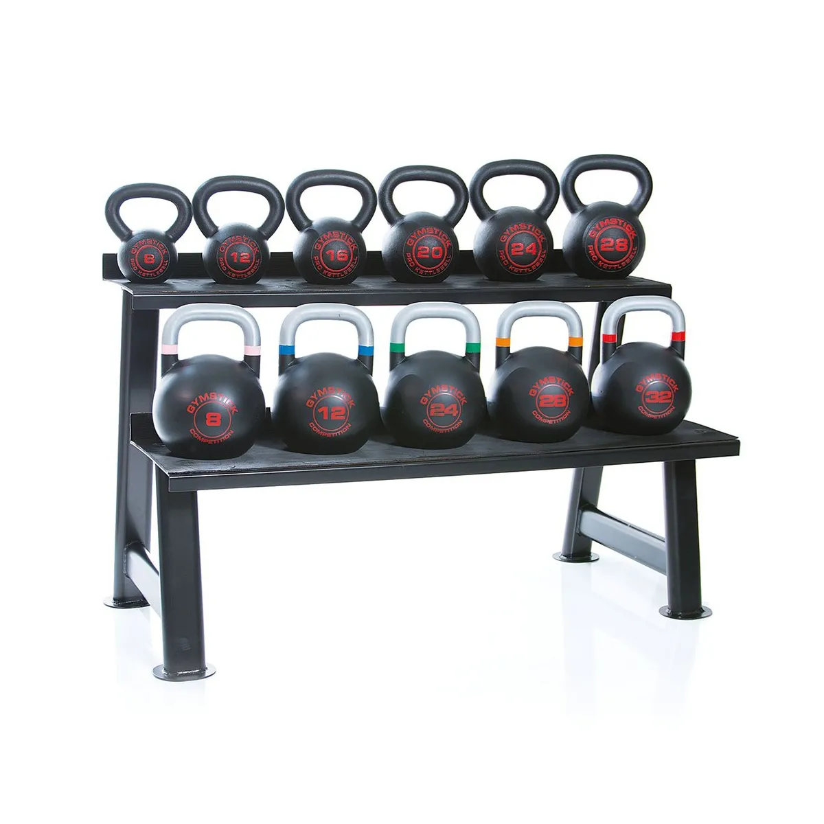 Rack porta kettlebell a 2 piani Gymstick