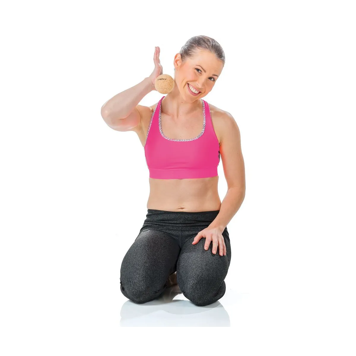 Palla per trattamento miofasciale Gymstick in sughero da 63 mm