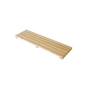 Pedana poggiapiedi in legno 1 m per spogliatoio