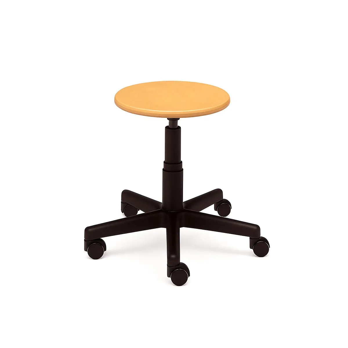 sgabello regolabile su ruote per infermeria