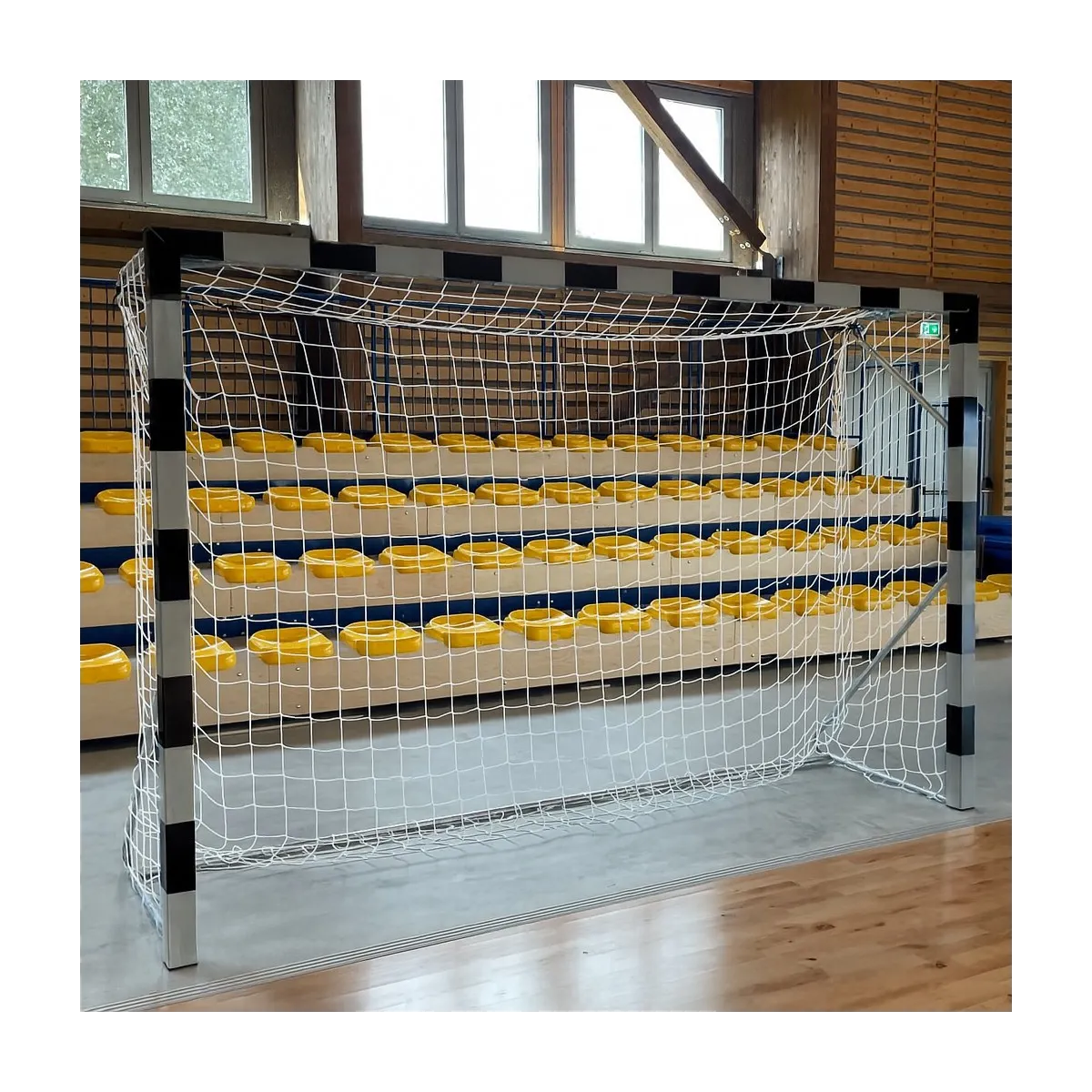 coppia porte pallamano in acciaio