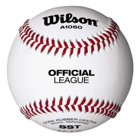 Palla da baseball Wilson WTA1060B in pelle, vista interna