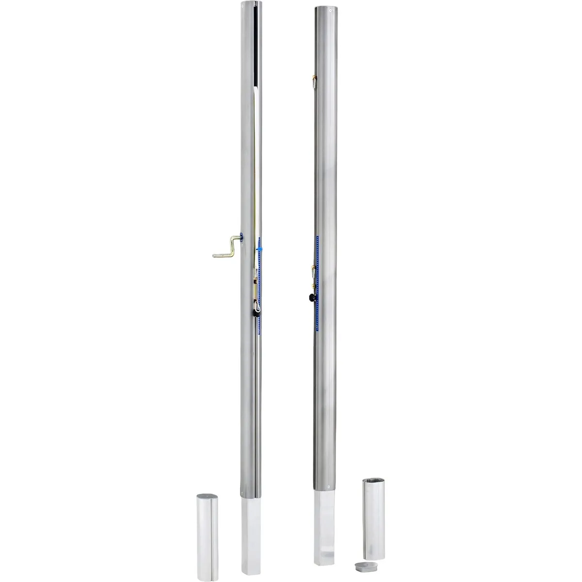 Impianto Pallavolo Monotubolare in Alluminio con Altezza Regolabile