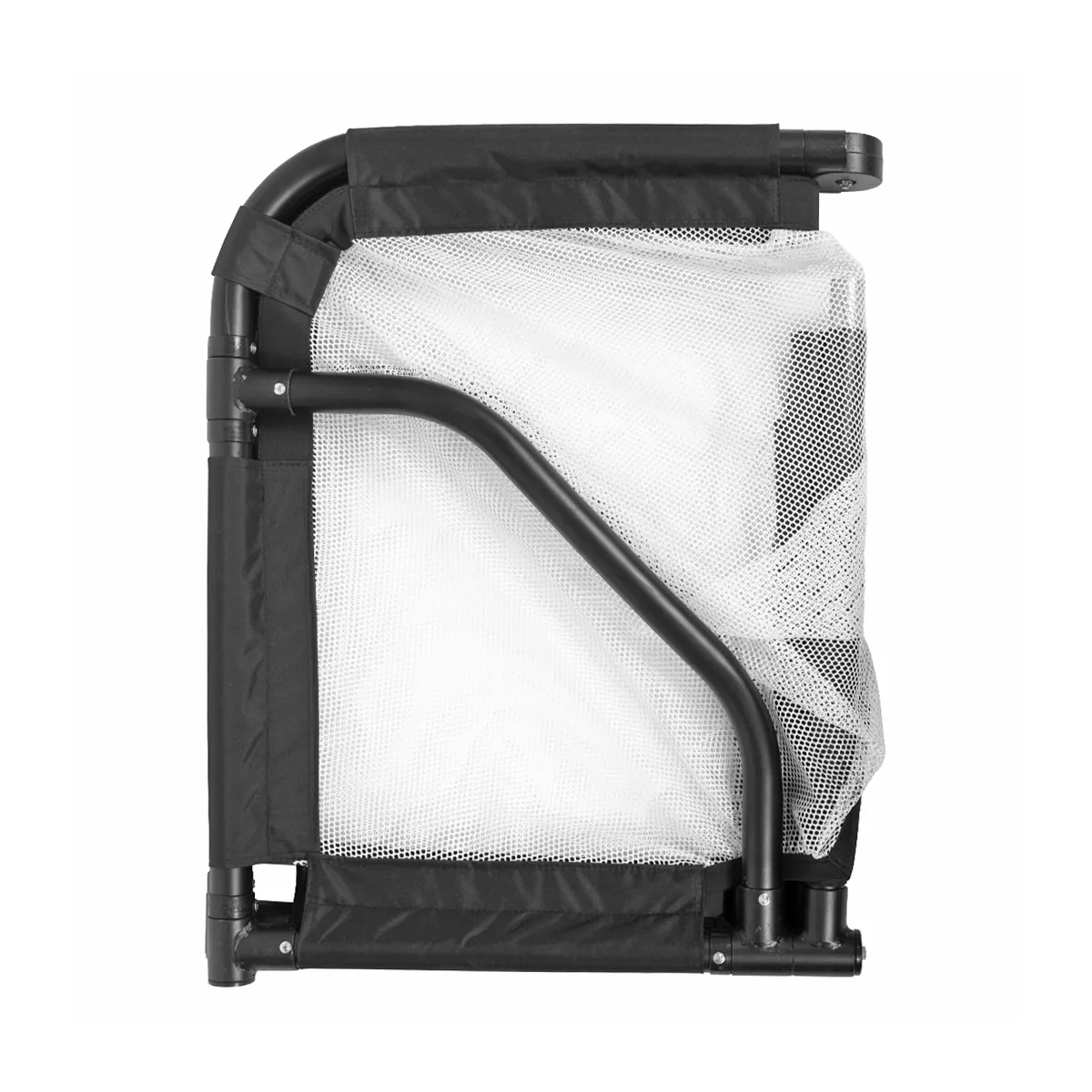 Mini Porta pieghevole 120x80 in alluminio, ripiegata