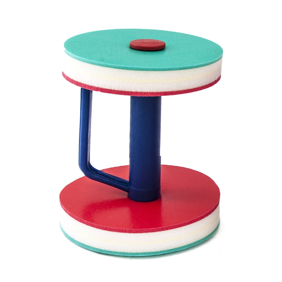 Manubrio galleggiante per aquagym con 2 dischi rotondi