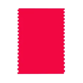 Protezione murale a puzzle in PE2 indoor rosso