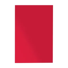 Protezione murale per interni in PE2 rivestita in PVC - ignifuga, rossa