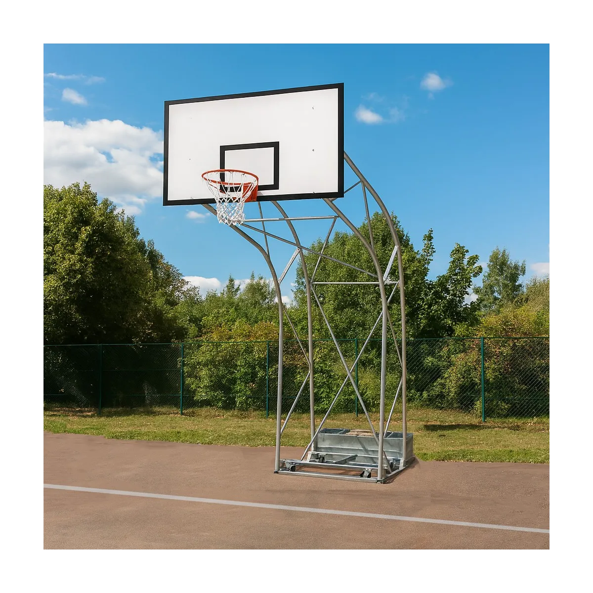 traliccio basket mobile per esterno