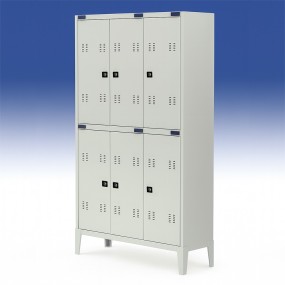 Armadietto metallico 6 ante