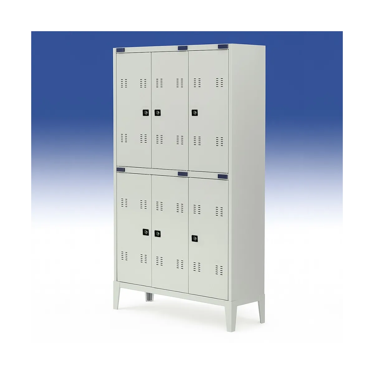 Armadietto metallico 6 ante