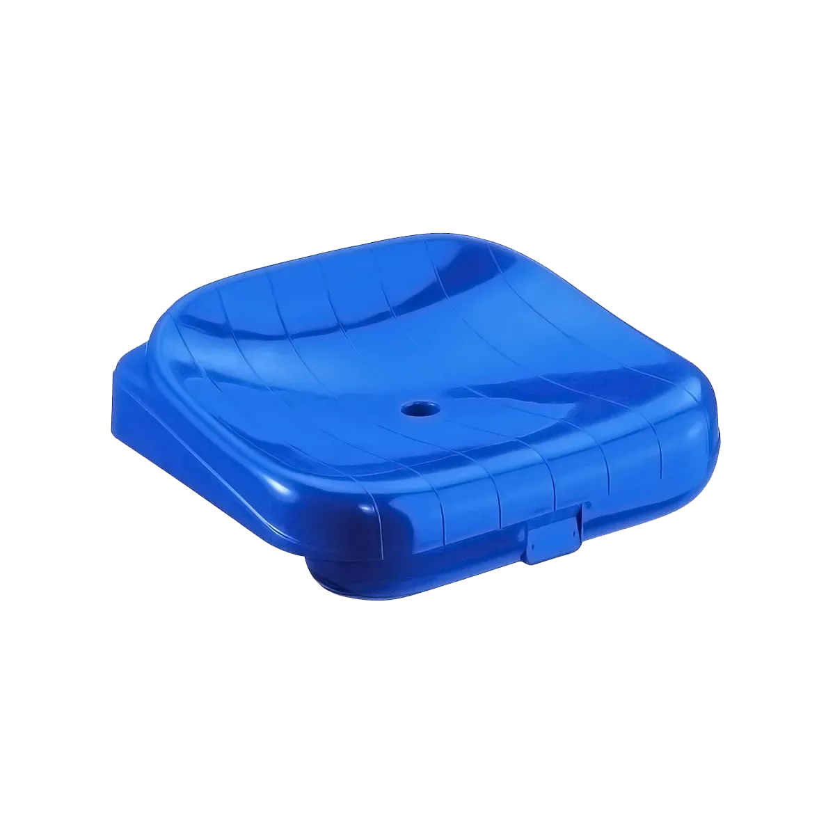 Sedile per tribuna senza schienale blu