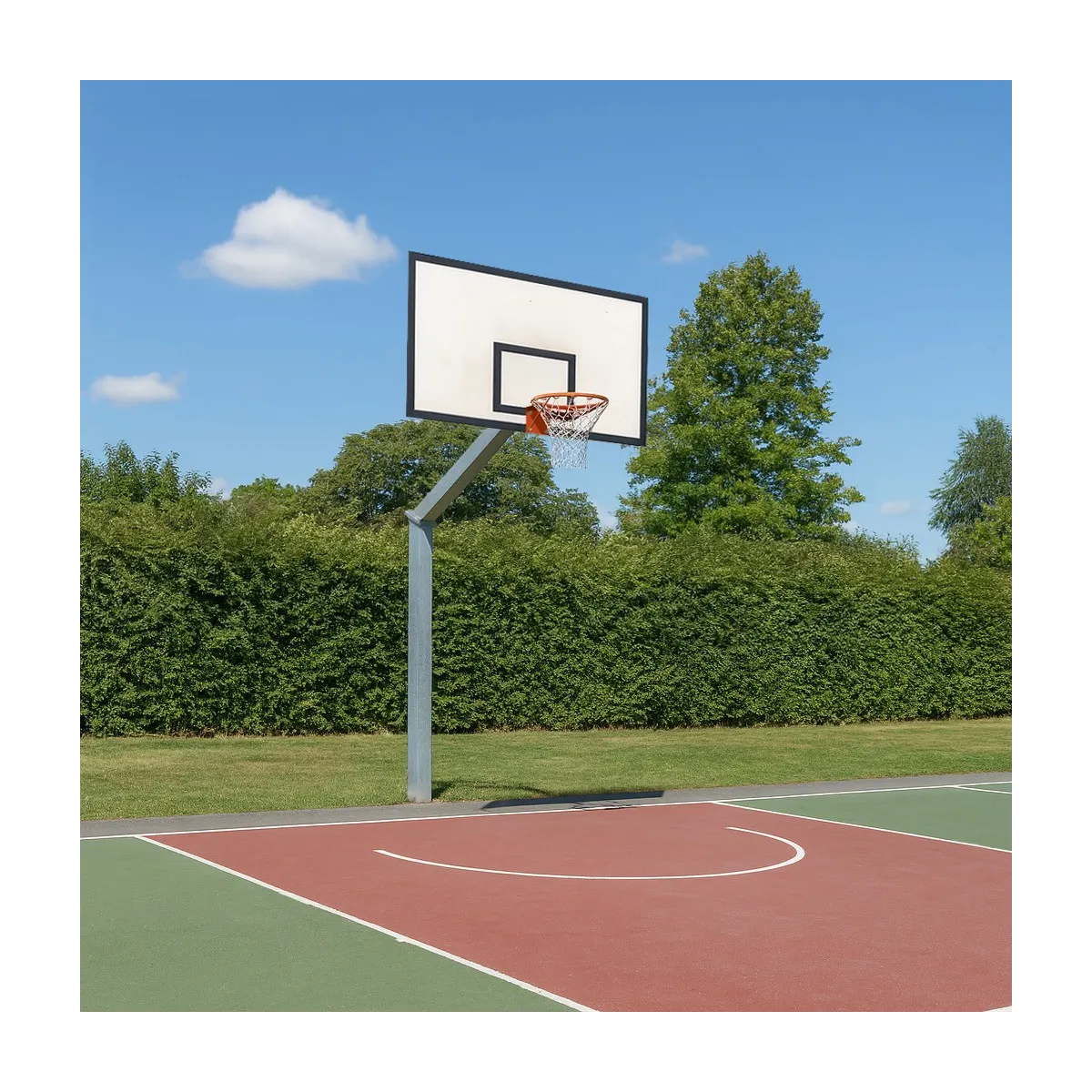 impianto basket monotubolare outdoor