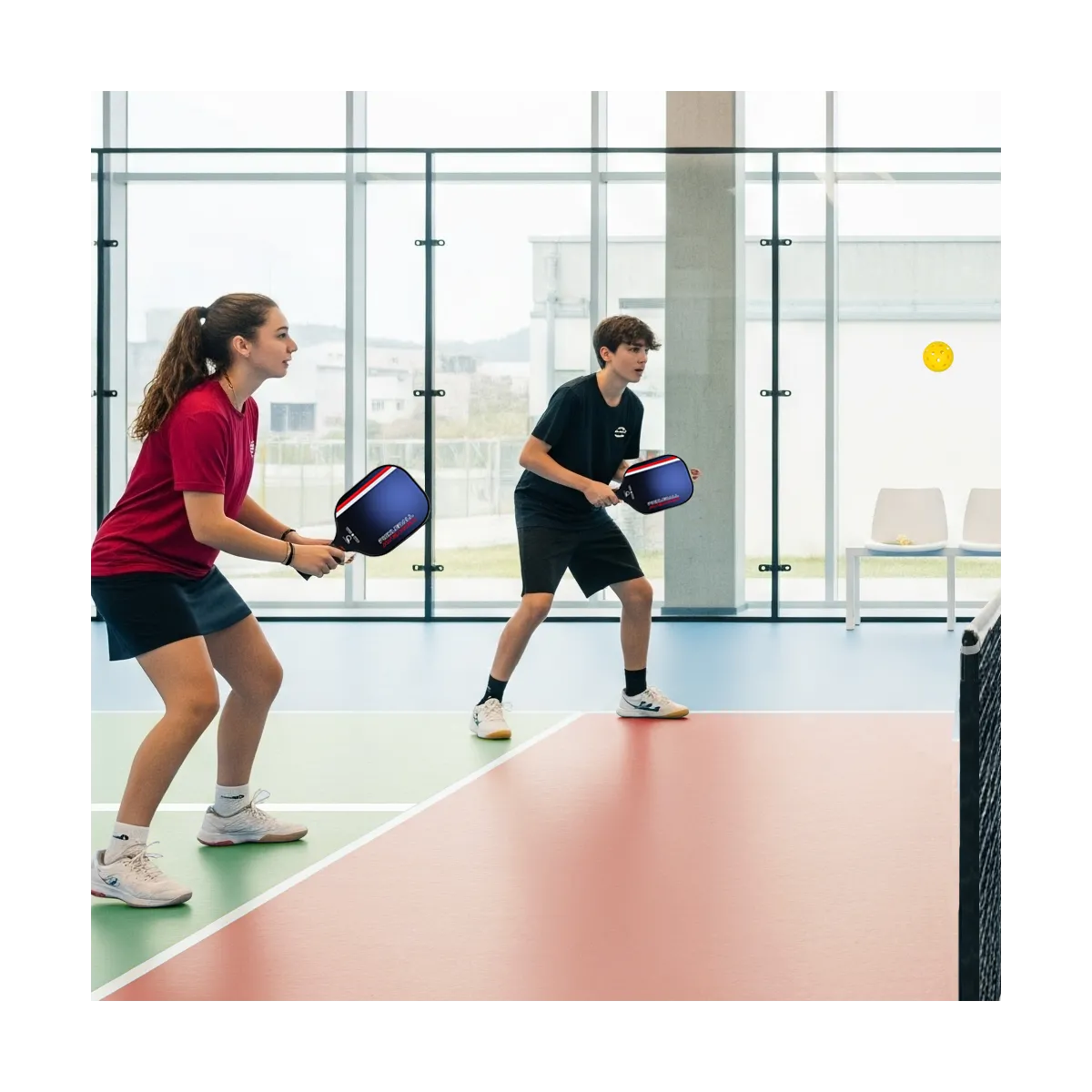 partita con racchetta pickleball Avenger di Conquest