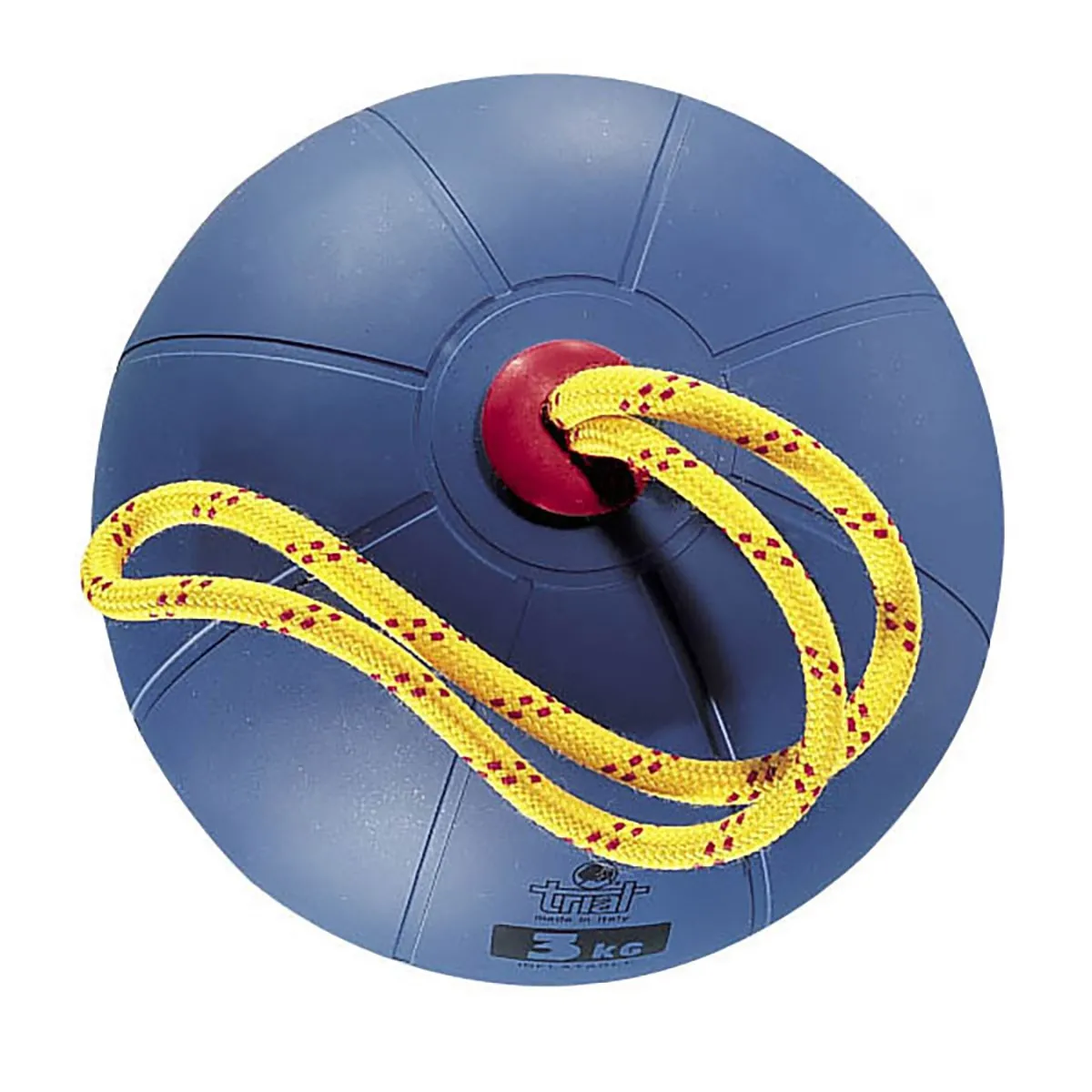 Palla medica attrezzata con fune Trial da 3 kg.