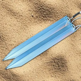 Picchetti in acciaio zincato impianto beach volley professionale