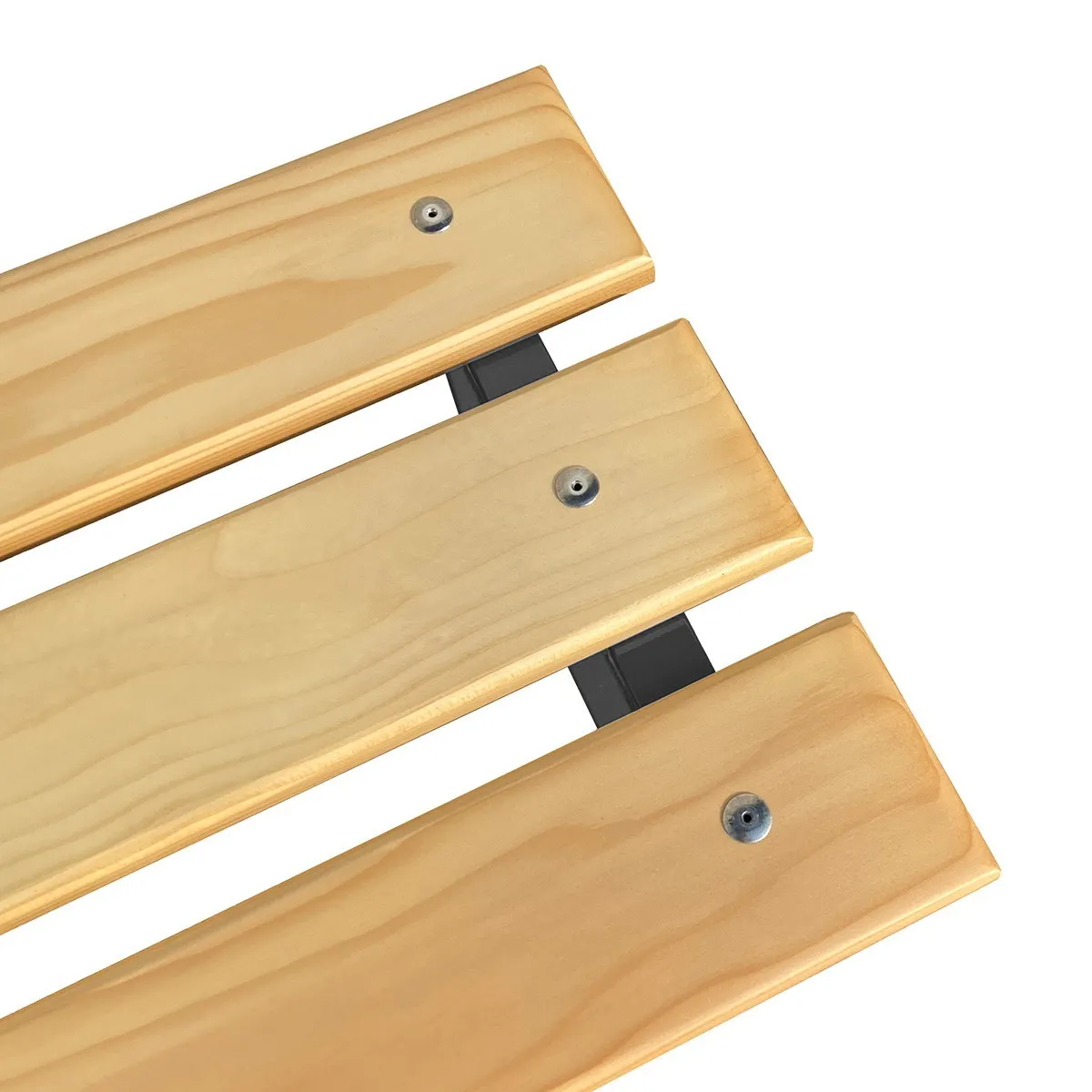 Panchina spogliatoio in acciaio 2 mt