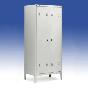 Armadietto spogliatoio con divisorio sporco-pulito chiuso doppio