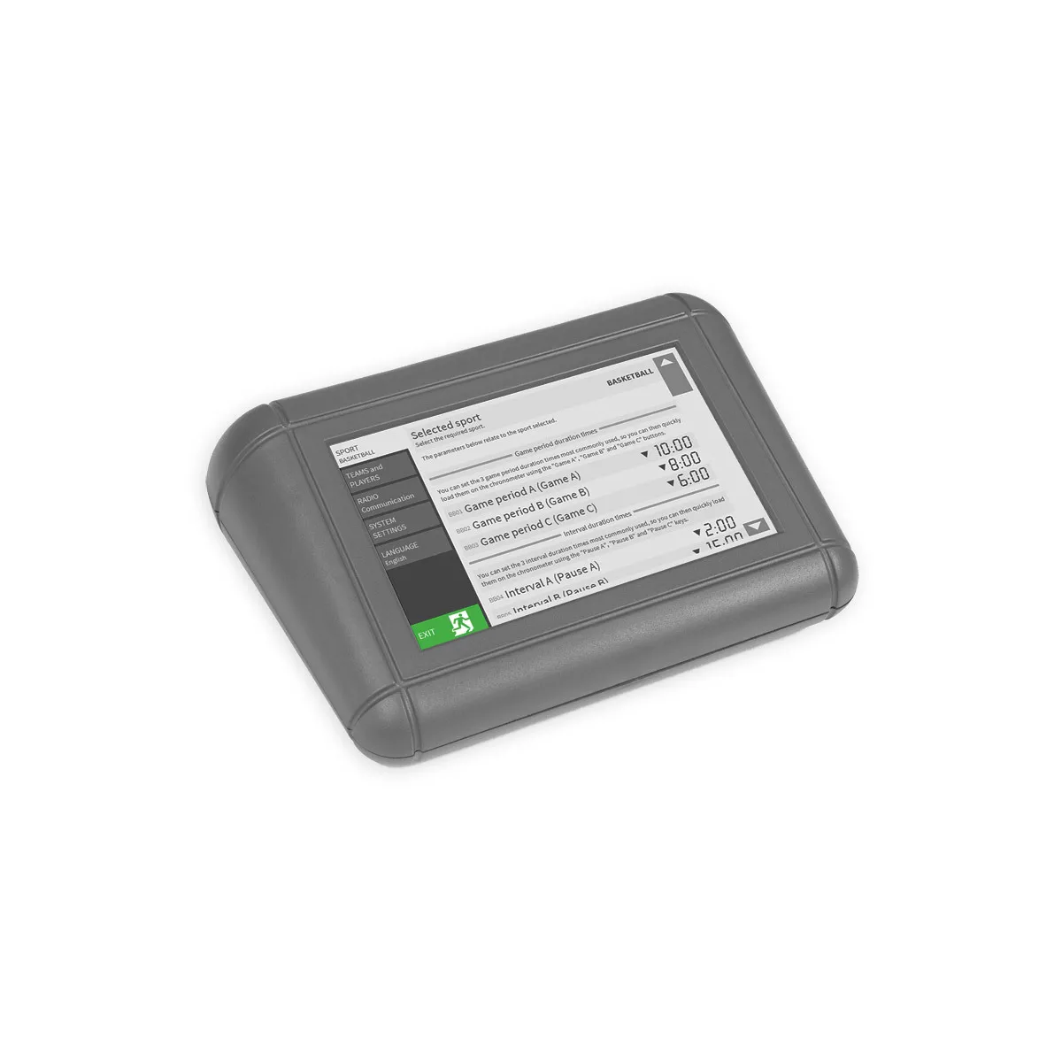 Consolle touchscreen multisport