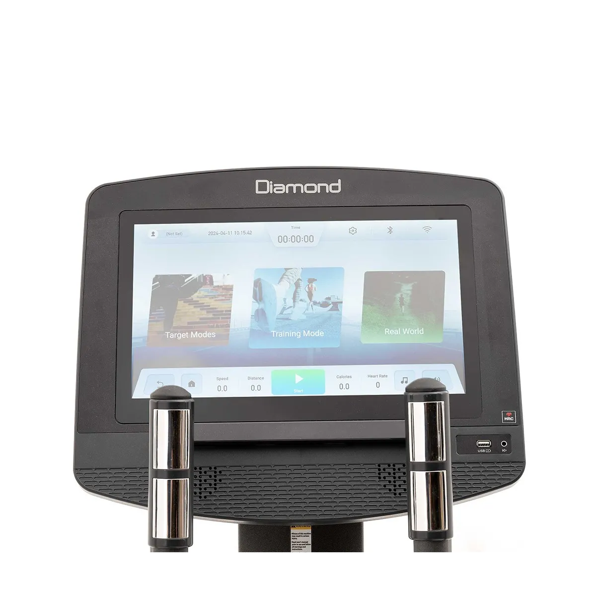 Ellittica Professionale EMS 40 Livelli con Schermo Touch