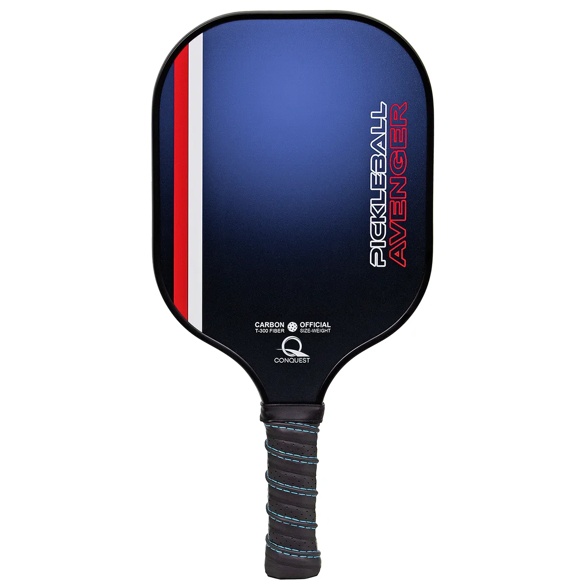 Racchetta pickleball Avenger di Conquest in carbonio - pala serie School