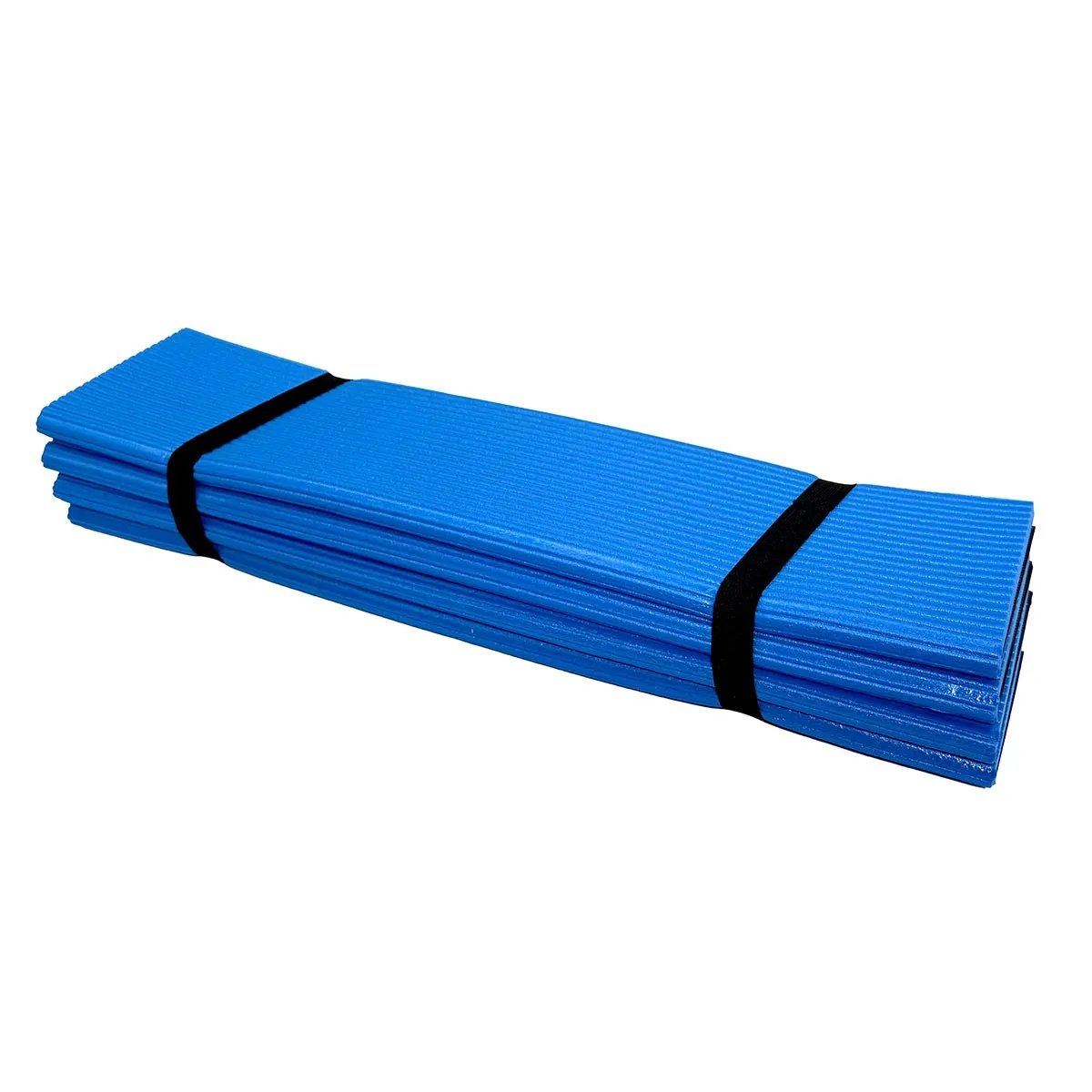 Stuoia goffrata pieghevole blu