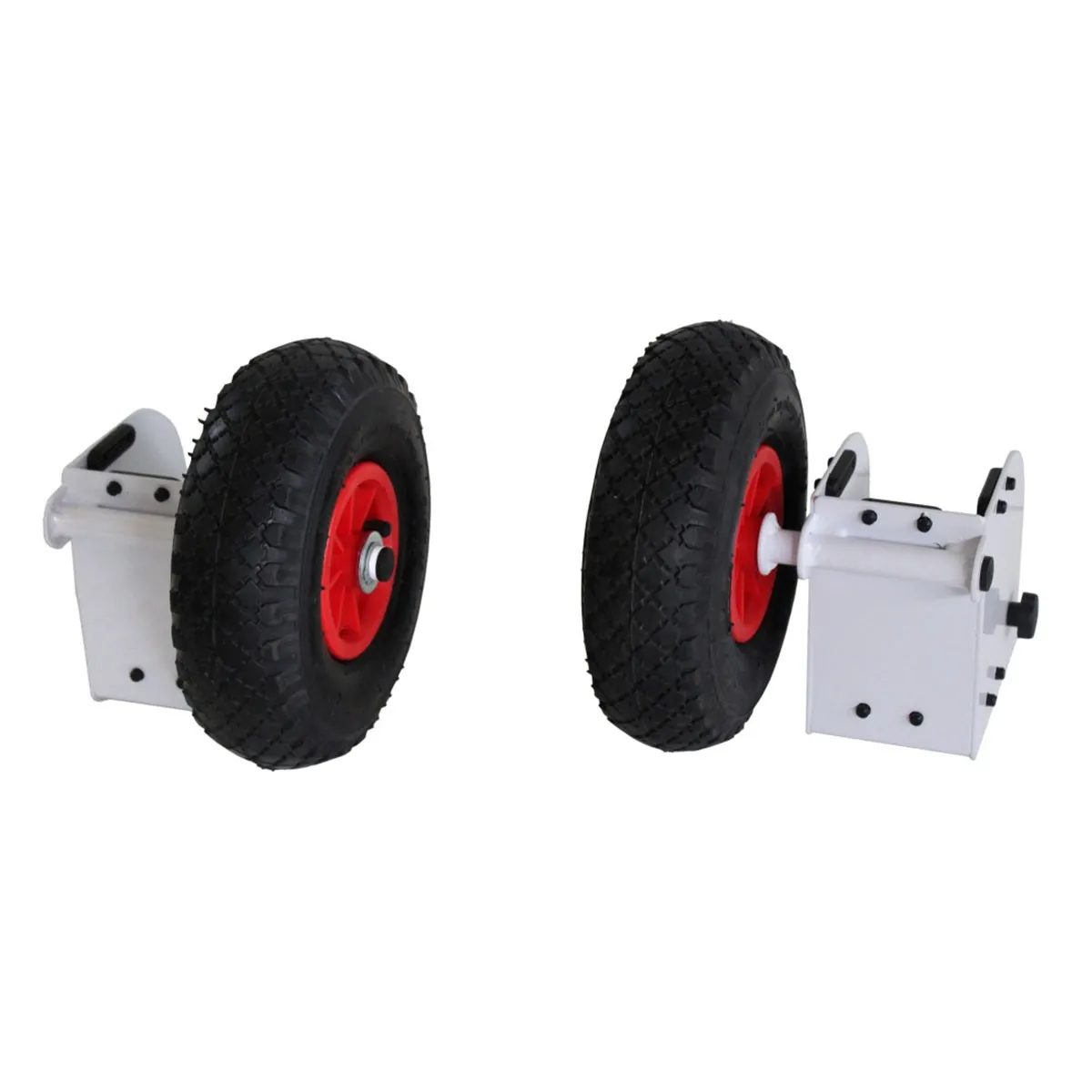 ruota con staffa per porta clacio trasportabili acciaio