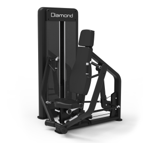 Chest press convergente con pacco pesi