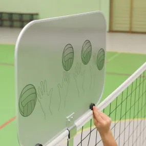 Simulatore muro, aggancio semplice alla rete da volley