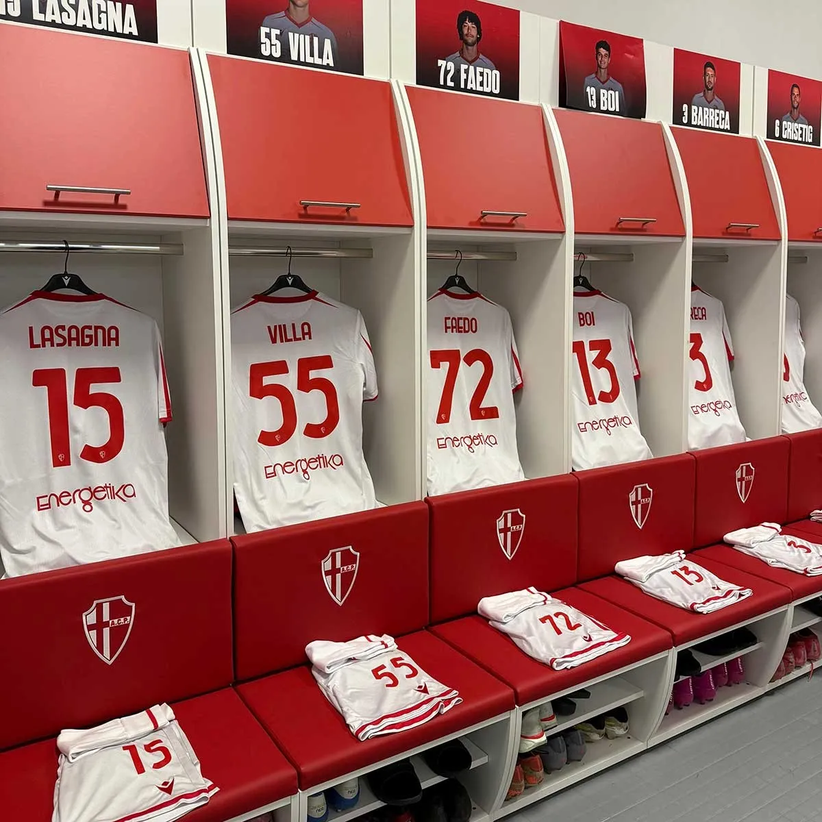 Spogliatoio calcio Padova