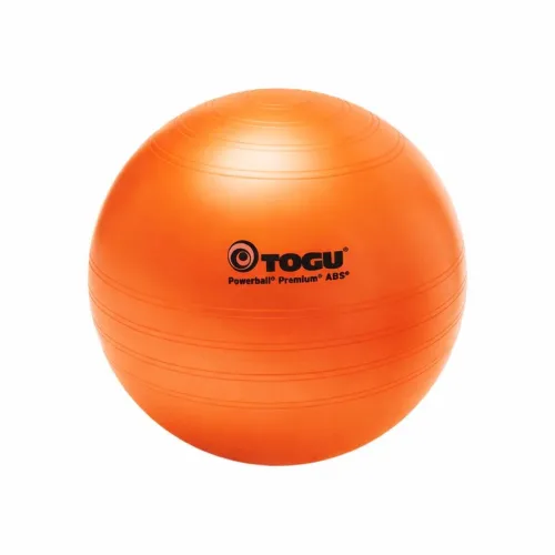 Palla Powerball Premium ABS Togu, max cm. 55, per fitness, funzionale, terapia ARANCIONE