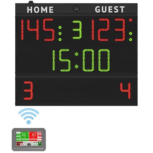 Tabellone elettronico multisport SHL 25, COMPLETO di consolle Wireless