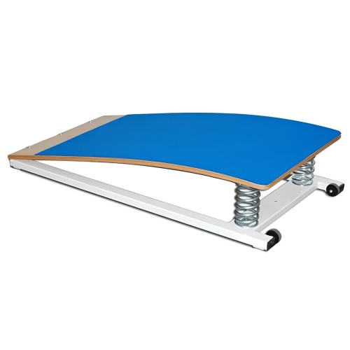 Pedana elastica con molle, piano in moquette