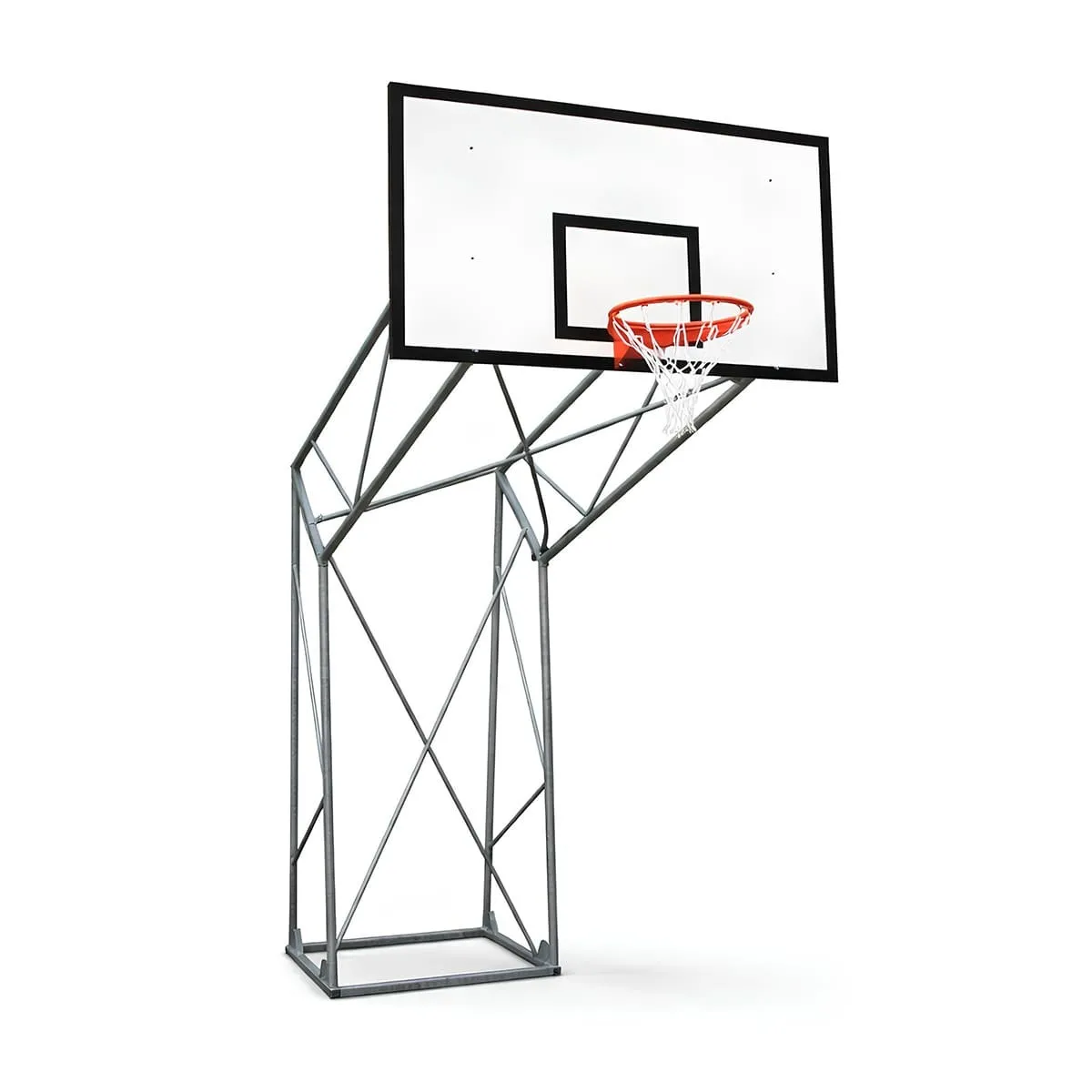 Mezzo Impianto Basket a Traliccio Fisso Sbalzo 220 cm