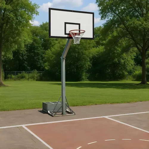 Montante Basket Monotubolare Trasportabile 165 cm