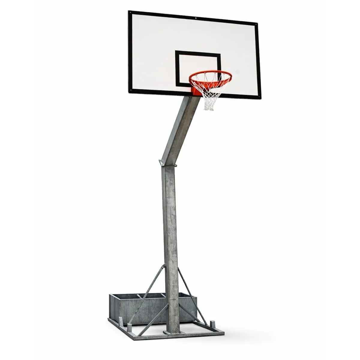 Montante Basket Monotubolare Trasportabile 165 cm
