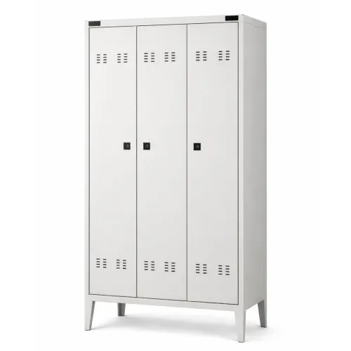 Armadietto Spogliatoio Metallico | 3 ante | Conquest